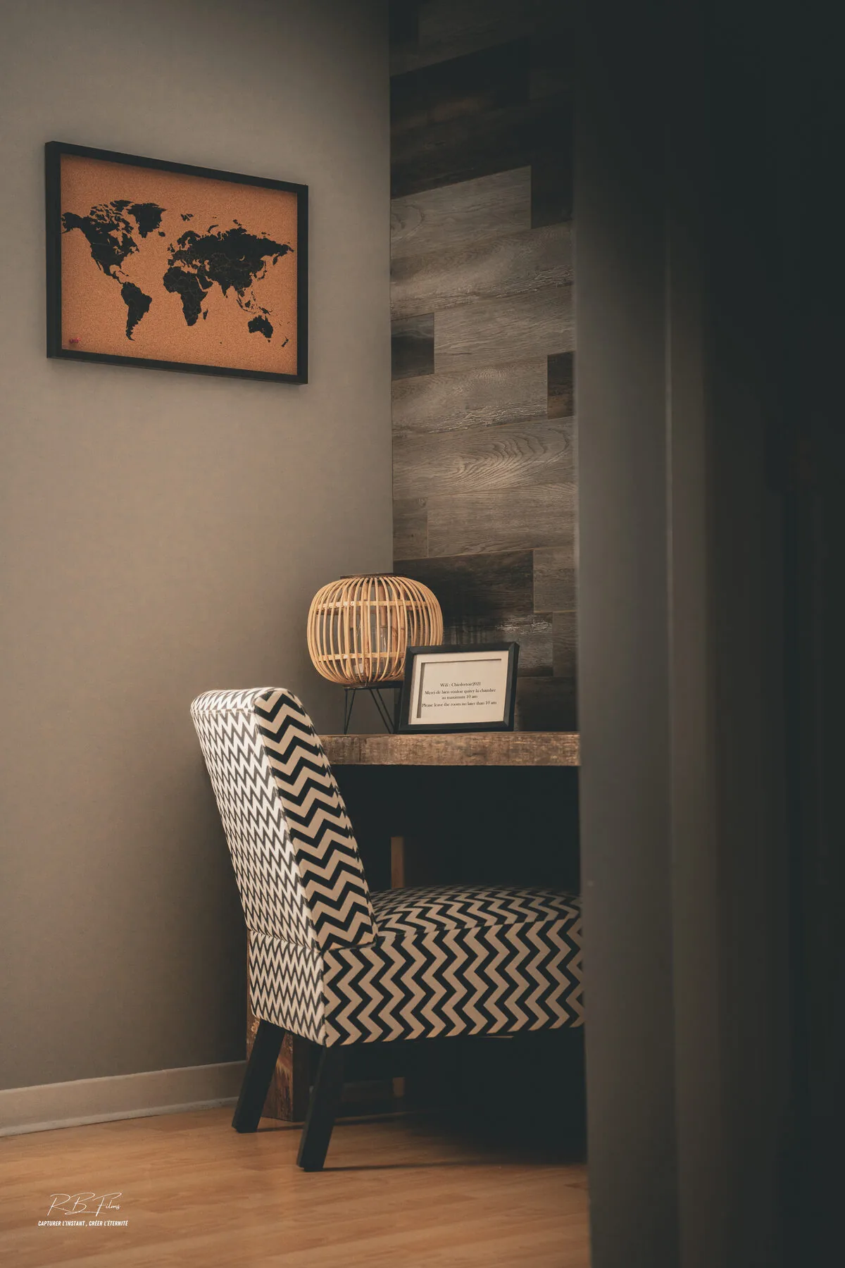 Détail du coin bureau